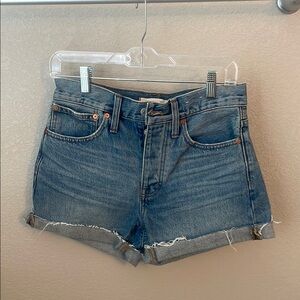 Madewell Relaxed Mid-Length Denim Shorts (like new!)